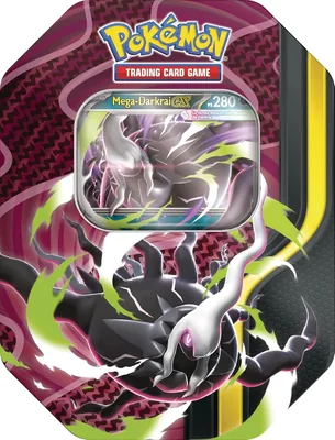 Pokémon: Estuche Mega-Poder: Mega-Darkrai ex desde JCC Pokémon (4 Sobres de Mejora y 1 Tarjeta Promocional Holográfica)