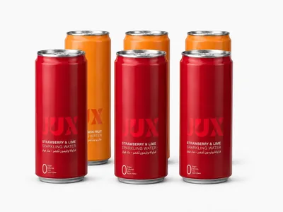 JUX Sparkling Water 250ml Mixed Flavors - Zero Sugar & Calories