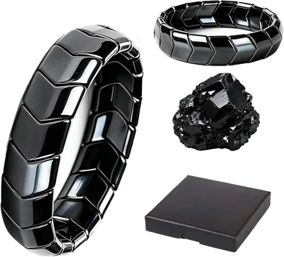 Hematite Arrow & V Bracelets - Stylish Men's Jewelry