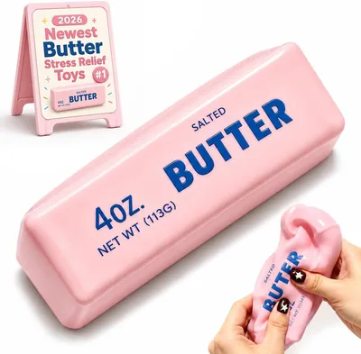 Crunchy Butter Squishy ASMR Bead Filled Slow Rising Squeeze | Best Deal
