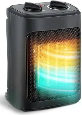 1500W Ceramic Space Heater with Thermostat
