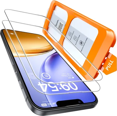 TOCOL iPhone 17e用 9H硬度ガラスフィルム | 高透過率、ブルーライトカット、自動吸着、簡単取り付け、衝撃吸収