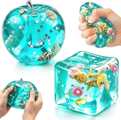 Apple Squishies Fidget Cube - Marine Shells