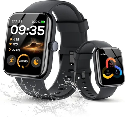 Fitness Smart Watch - Heart Rate Sleep SpO2