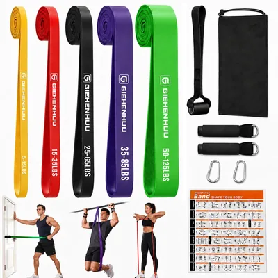 Resistance Bands Set - 5 Levels
