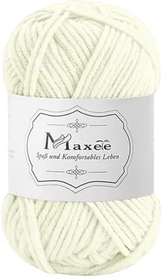 Maxee 50g Handgestricktes Garn, Mehrfarbig, Acrylgarne für Stricken, Weiches Wollgarn für Häkeln und Basteln
