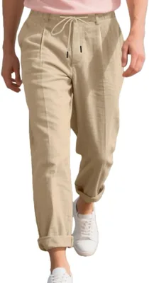 Men's Casual Summer Beach Pants Loose Fit Trousers | Best Deal