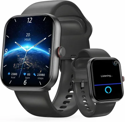 Reloj Inteligente para Hombre con Alexa, 1.91" Smartwatch con Llamadas Bluetooth | 110+ Modos Deportivos, Monitoreo de Sueño/Pedometro/Frecuencia Cardíaca