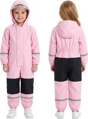 JiAmy Kids Rain Suit One Piece Coat with Bag Best Deal