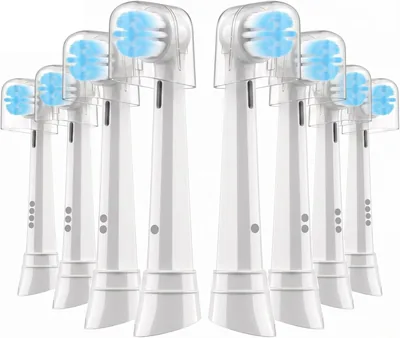 8 Oral-B iO 2-10 Serier Trådte Headar, Wit, Mätt Itt Reinigande - Best Deal