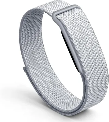 Stretch Nylon Loop Band Compatible with Google Fitbit Air, Soft Breathable Woven Sport Strap, Adjust