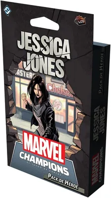 Pack de Héroes Jessica Jones para Marvel Champions | Expansión del Juego de Cartas con Deck Anterior y Enemigo Arquitecto, para 1 a 4 Jugadores