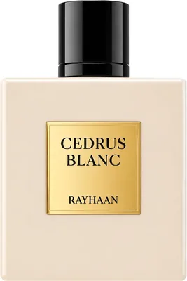 Rayhaan Cedrus Blanc 3.4 oz / 100 ml | Perfume de Eau con Notas Aldehídicas, Cítricas, Florales y Woodys de Larga Duración para Unisex