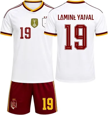 2026 Spain Away Jersey, Lamin'e Yama'l #19, Football Replica