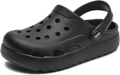 QQX Sandals, Clogs, Sabot, Men's, Women's, Slippers, Thick Sole, Ultra Lightweight, Wide, 2-Way, Arc