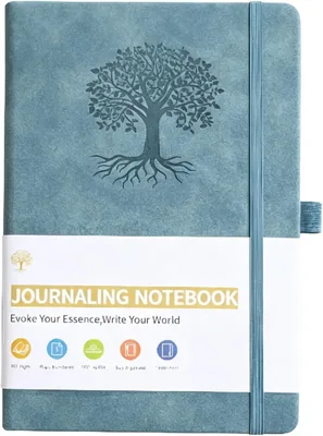 A5 PU Leather Journal Notebook Blue