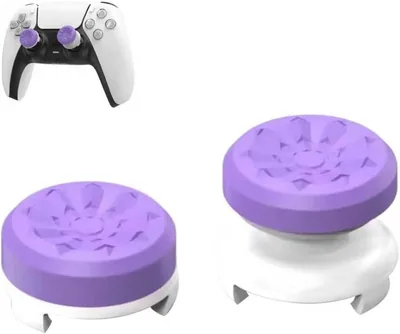 Luzcauwy Purple Thumb Grips Mixed Height PS4/PS5 Best Deal