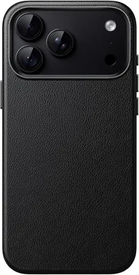 JETech Funda Magnética de Cuero Vegano para iPhone 18 Pro MAX, Negro | Compatible con MagSafe y Botón de Control de Cámara