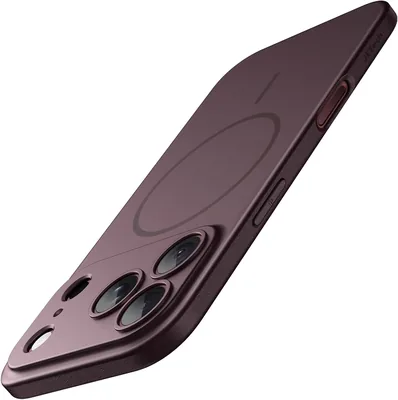 Funda Magnética JETech Slim para iPhone 18 Pro, Cereza Oscura