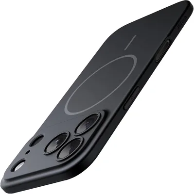Funda Magnética JETech Slim para iPhone 18 Pro, Negro | Diseño Ultra-Delgada y Ligero, Compatible con MagSafe, Agarre Antideslizante