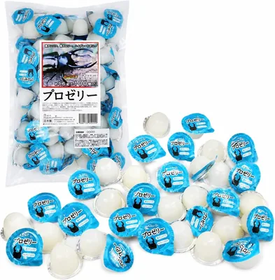 ブロゼリ、0.6oz（16g）×30パック、高タンパク質、カブトムシ、オサムシ、成虫用昆虫