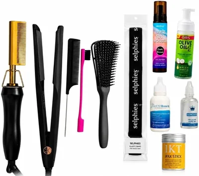 Selphies Melting Bend Hot Comb & Straightner Styling Tools Combo | Best Deal