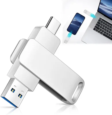 EHTTDWF 1 pcs 32G Memoria USB Dual Tipo c, Pendrive USB-C de Alta Velocidad y Resistente a Caídas
