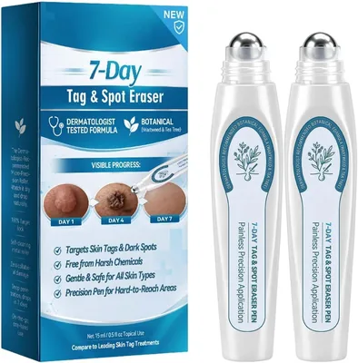 2x 7-Tage-Fleckenentferner für Hautflecken und -tags, sanft und gezielt, Best Deal