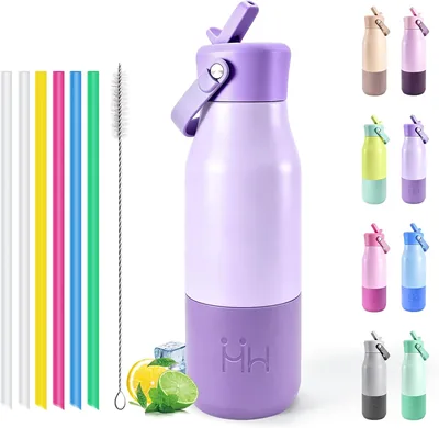 Botella de Acero Inoxidable Mulbijeo de 700 ml, A Prueba de Fugas, Doble Aislamiento Térmico