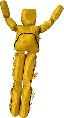 Vattenräddningsövningsdocka med ihålig kärna, 175 cm, Yellow