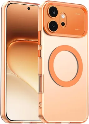 غطاء هاتف مغناطيسي Fascination متوافق مع Honor 600/600 Pro - حالة حلوى PC هجينة TPU مضادة للصدمات