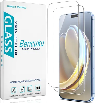 Bencuku 2 Pack Screen Protector iPhone 18 Pro