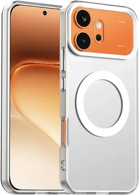 غطاء هاتف مغناطيسي Fascination متوافق مع Honor 600/600 Pro - غطاء حلوي PC هجين TPU مضاد للصدمات