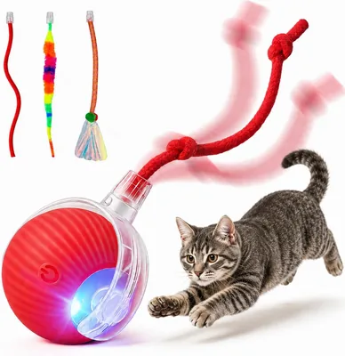 Interactive Rolling Cat Toy - Automatic Chase Motion
