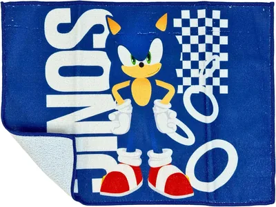 Placamat Tessuto per Bambini Sonic, 40 x 30 cm, Pieghevole