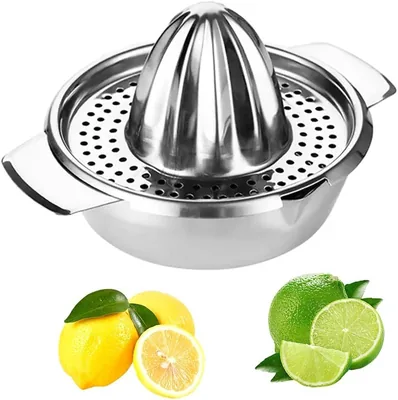 MOMENT Stainless Steel Lemon Squeezer - Heavy Duty Manual Juicer | 8% Off