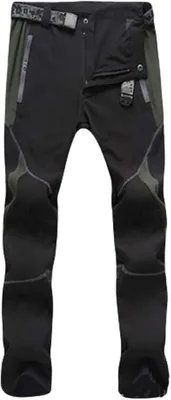 Pantaloni da Trekking Uomo Generico, Pantaloni da Lavoro Asciuganti e Resistenti all'Acqua con Tasche Multiple, Pantaloni da Escursionismo Uomo Leggeri