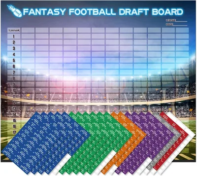 2026 Fantasy Football Draft Board Kit - Best Deal