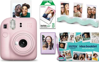 FUJIFILM Instax Mini 12 - Blossom Pink Bundle