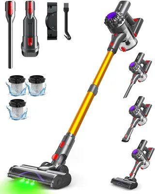 VakkerTech V800 Cordless Stick Vacuum - 500W 45KPA