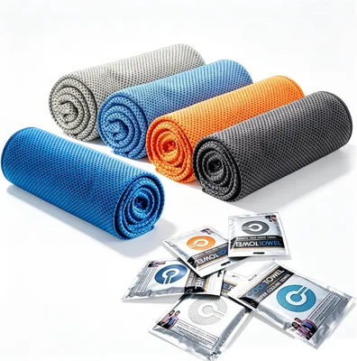 HAZENS Kühlschlaufe [5er-Pack] - Schnellkühlende Schlaufe für Vielseitigkeit beim Sport
