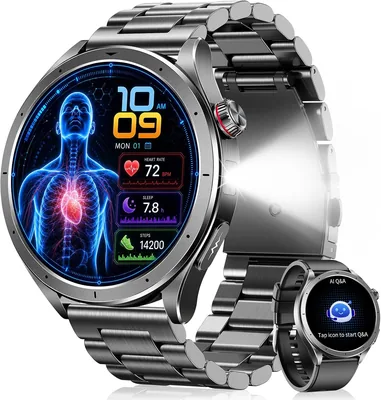 whraills Men's Smartwatch ECG HRV Best Deal