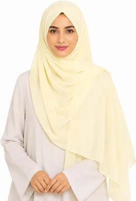 Women's Premium Plain Georgette Chiffon Sheila Hijab