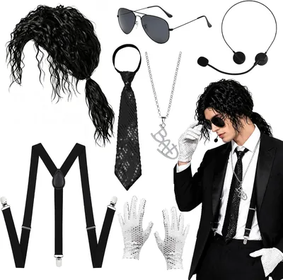 Kyndara 80s Pop Star Costume Set - 7PC