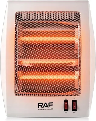 RAF R.1426 Quartz Space Heater 800W Dual Power Settings | 400W & 800W Settings, Compact & Lightweigh