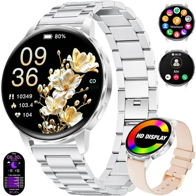 Women's Round Smartwatch with Phone Function - Best Deal