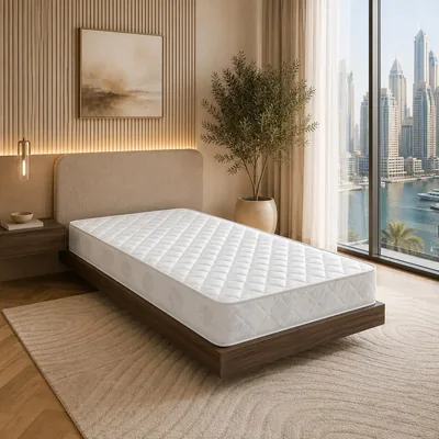 Deep Sleep Rebonded Foam Mattress 90 x 200cm 14 cm Thick Firm Support