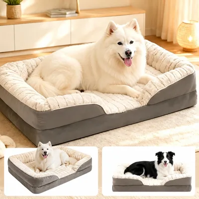 Orthopedic Dog Bed Egg Crate Foam 95x70cm Best Deal