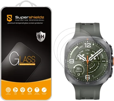 Supershieldz 3 Pack Screen Protector for Samsung Galaxy Watch Ultra 2 (47mm), Best Deal