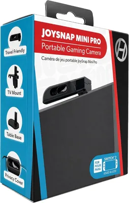 Hyperkin JoySnap Mini Pro Camera for Nintendo Switch 2, 1080P HD | GameChat Camera with TV-Mounted W